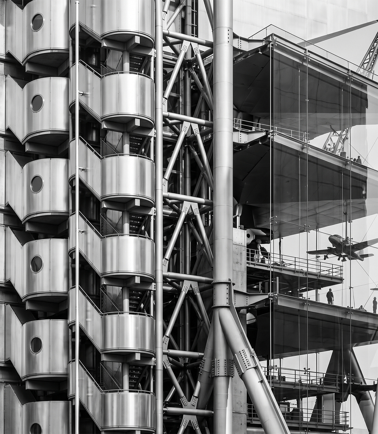 Modern architectural detail